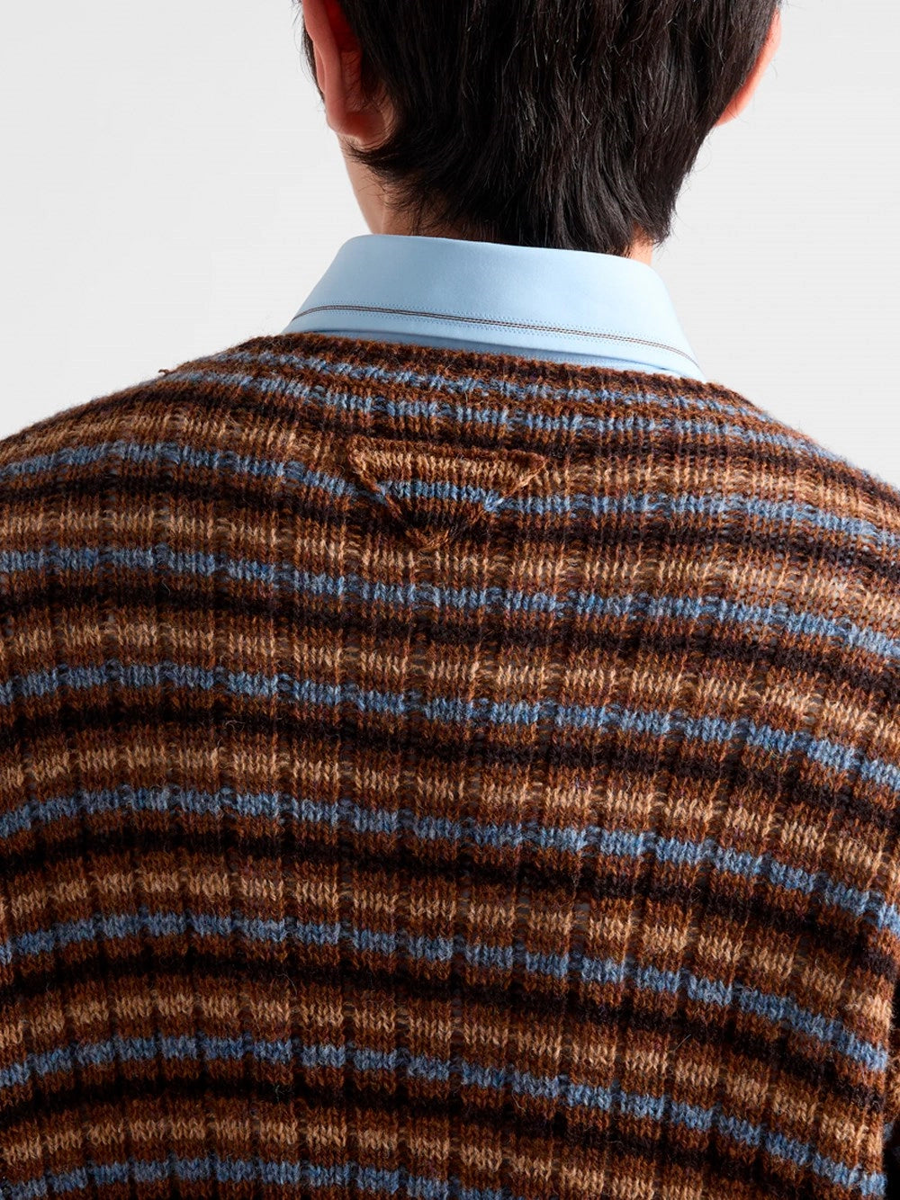 Prada Men Shetland Wool Boat Neck Sweater PRADA
