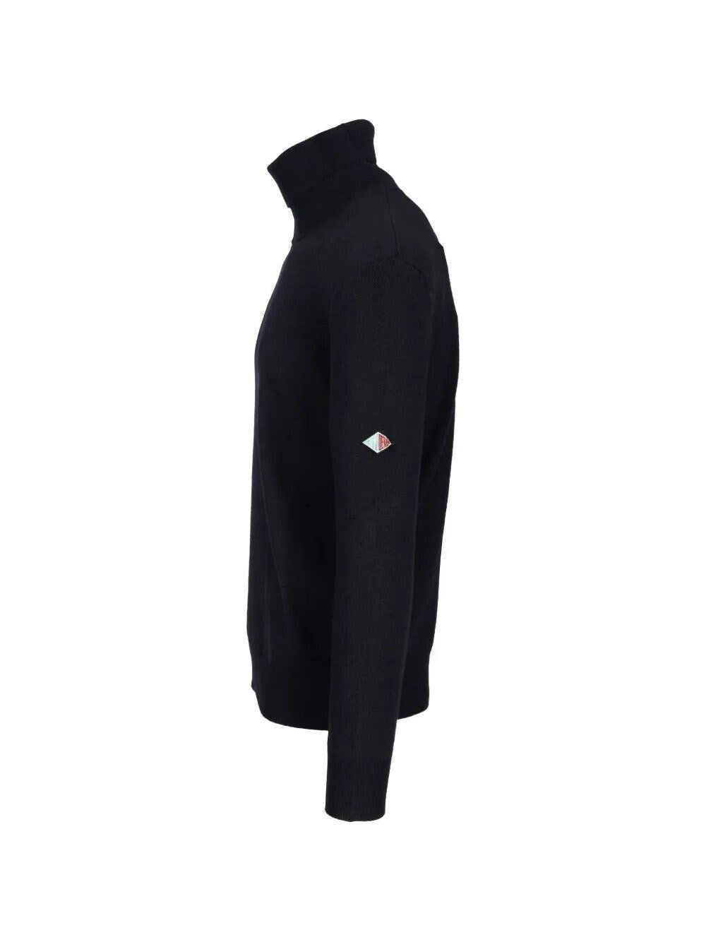 Bottega Veneta Men Navy Blue Wool Turtleneck Sweater BOTTEGA VENETA