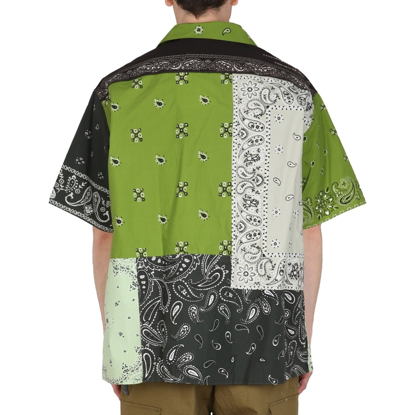 Kenzo Patchwork Cotton Shirt Men KENZO