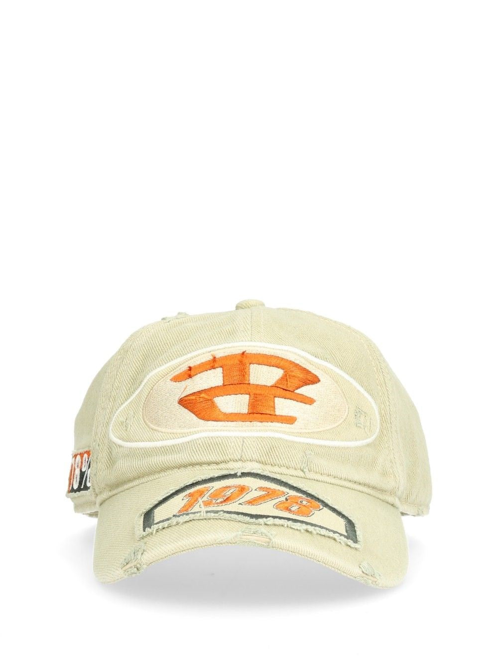 Diesel Men Baseball Cap With Embroidered Patches DIESEL
