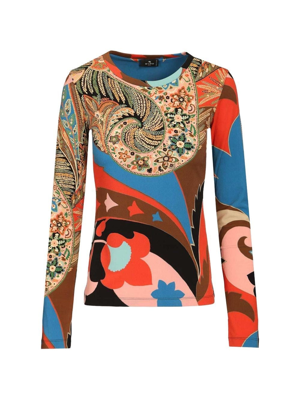 Etro Women Long-Sleeved Top With Paisley Print ETRO