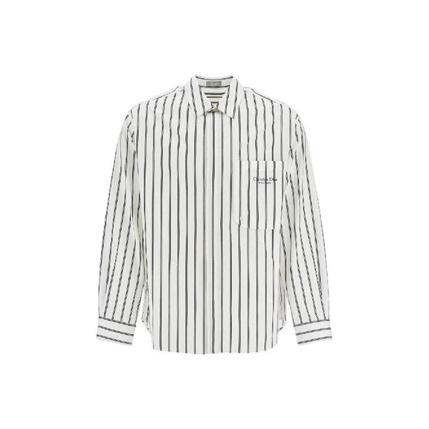 Dior Cotton Striped Shirt Men CHRISTIAN DIOR