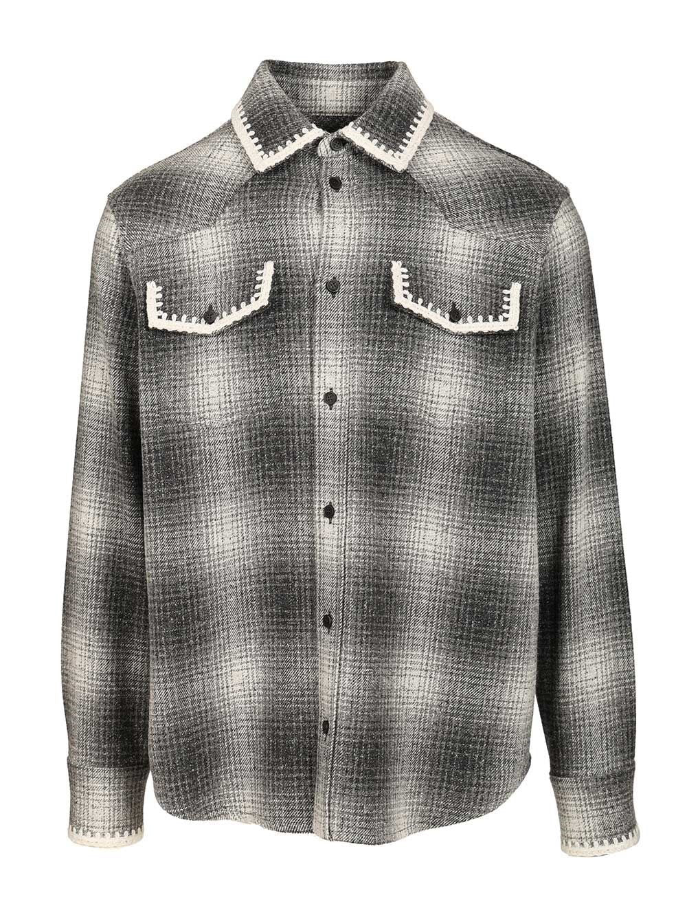 Golden Goose Men Flannel Shirt GOLDEN GOOSE