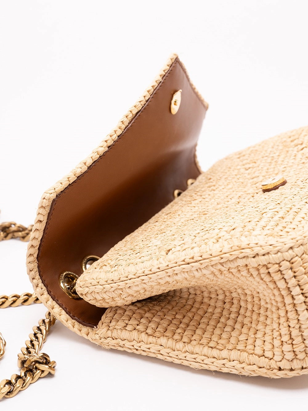 Saint Laurent Women `Loulou` Small Raffia Bag SAINT LAURENT