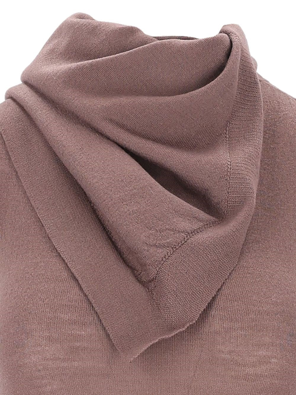 Rick Owens Women Long Knit Dress With Overlay Detail RICK OWENS