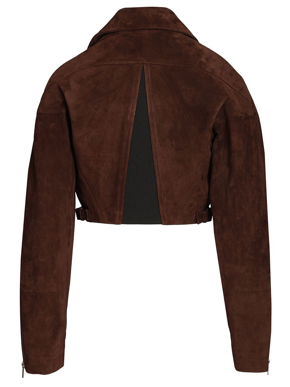 Alaïa Women Cropped Biker Jacket ALAIA