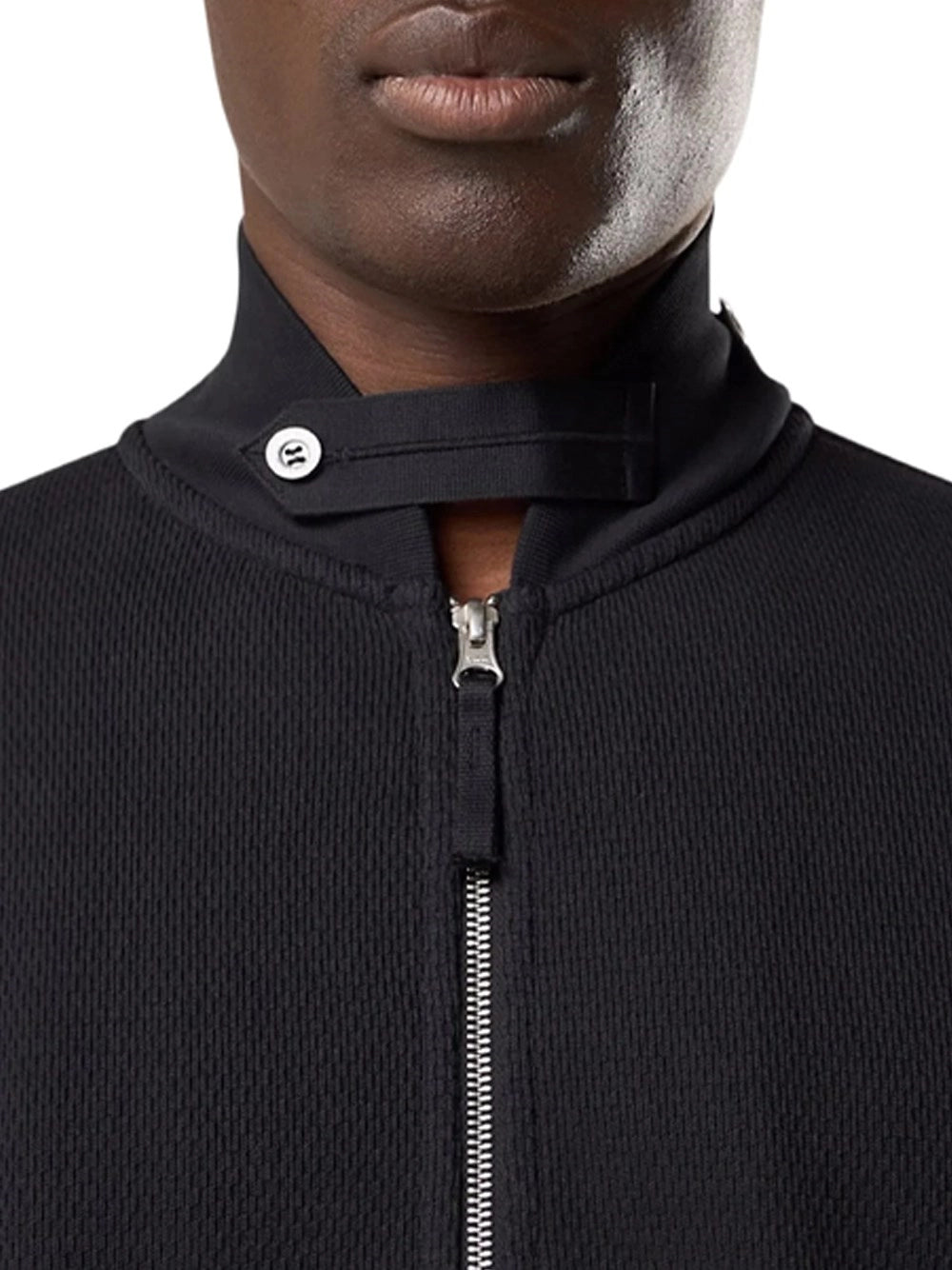 Stone Island Men Mesh Stitch Organic Cotton Fleece Sweatshirt STONE ISLAND