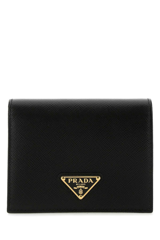 Prada Women Black Leather Wallet PRADA