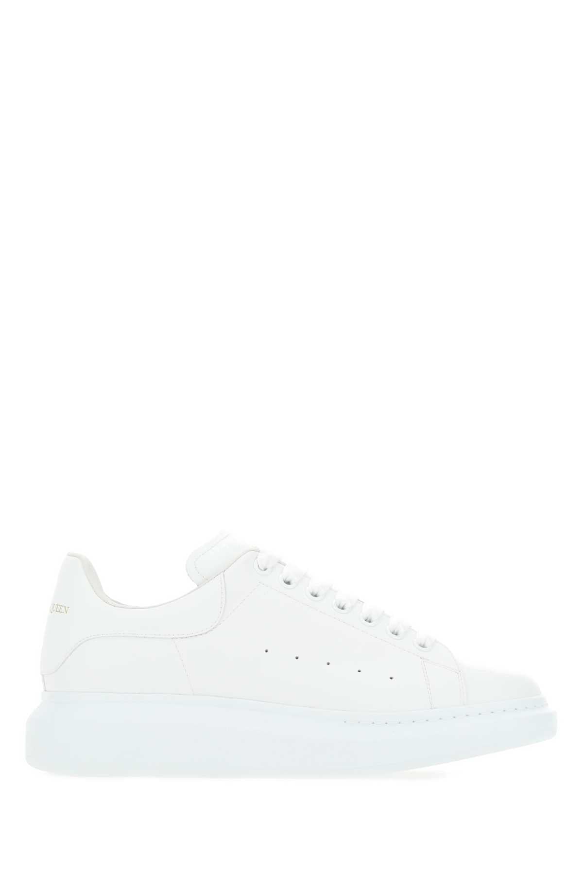 Alexander Mcqueen Men Ivory Leather Sneakers ALEXANDER MCQUEEN