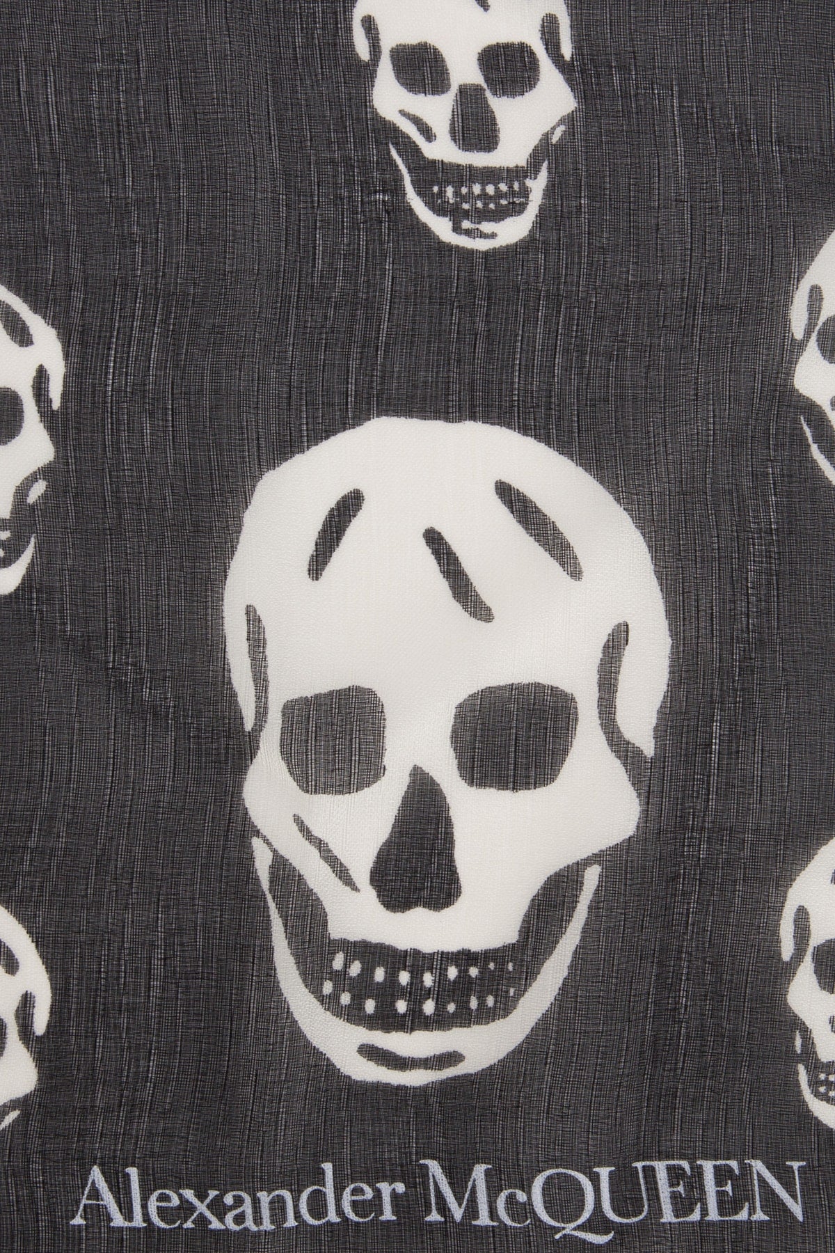 Alexander Mcqueen Women Printed Silk Foulard ALEXANDER MCQUEEN