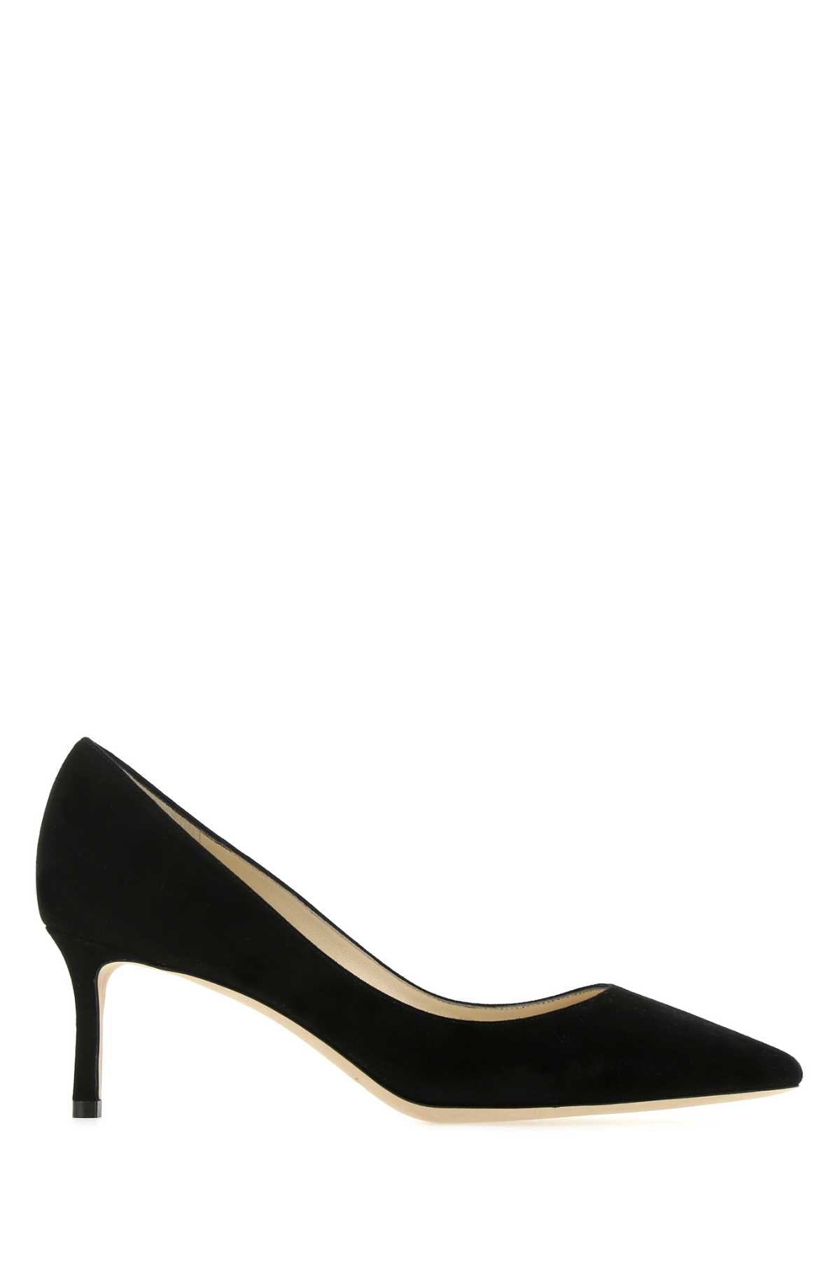 Jimmy Choo Women Black Suede Romy 60 Pumps JIMMY CHOO