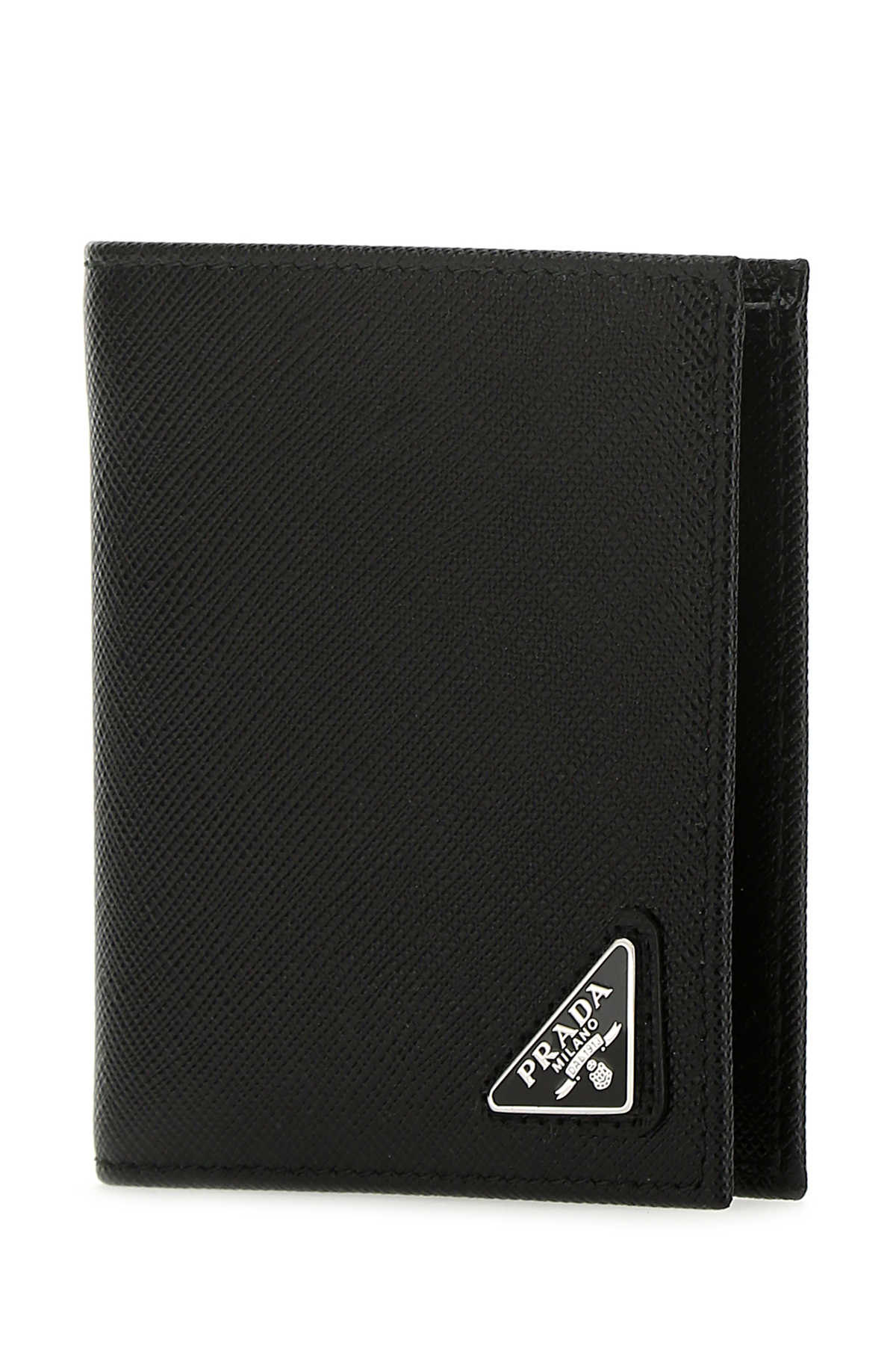 Prada Men Black Leather Wallet PRADA