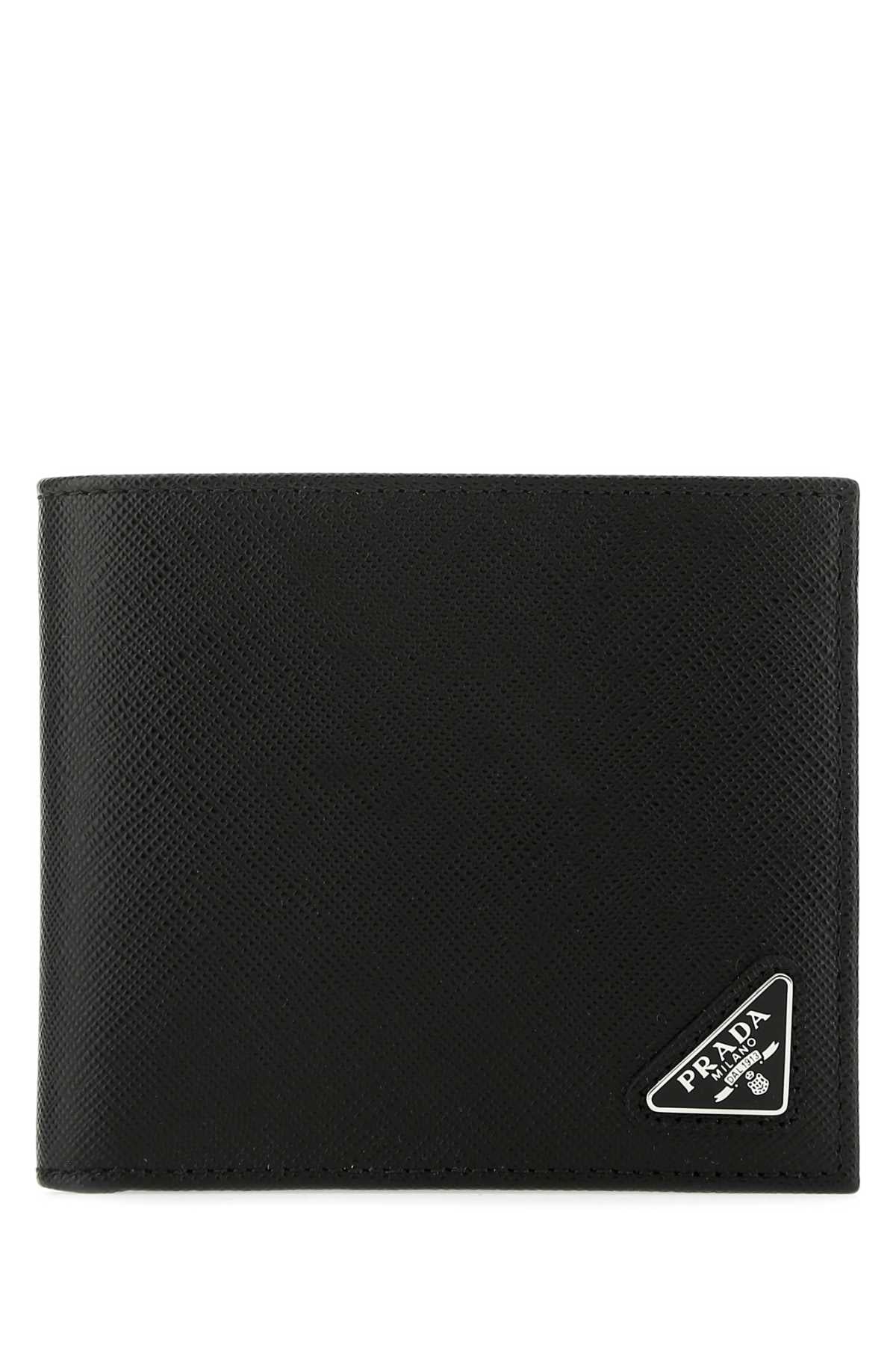 Prada Men Black Leather Wallet PRADA