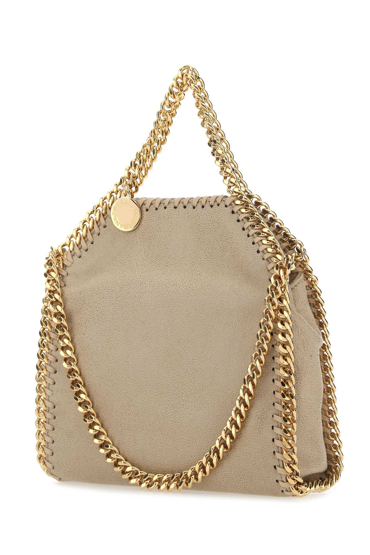 Stella Mccartney Women Sand Shaggy Deer Micro Falabella Handbag STELLA MCCARTNEY