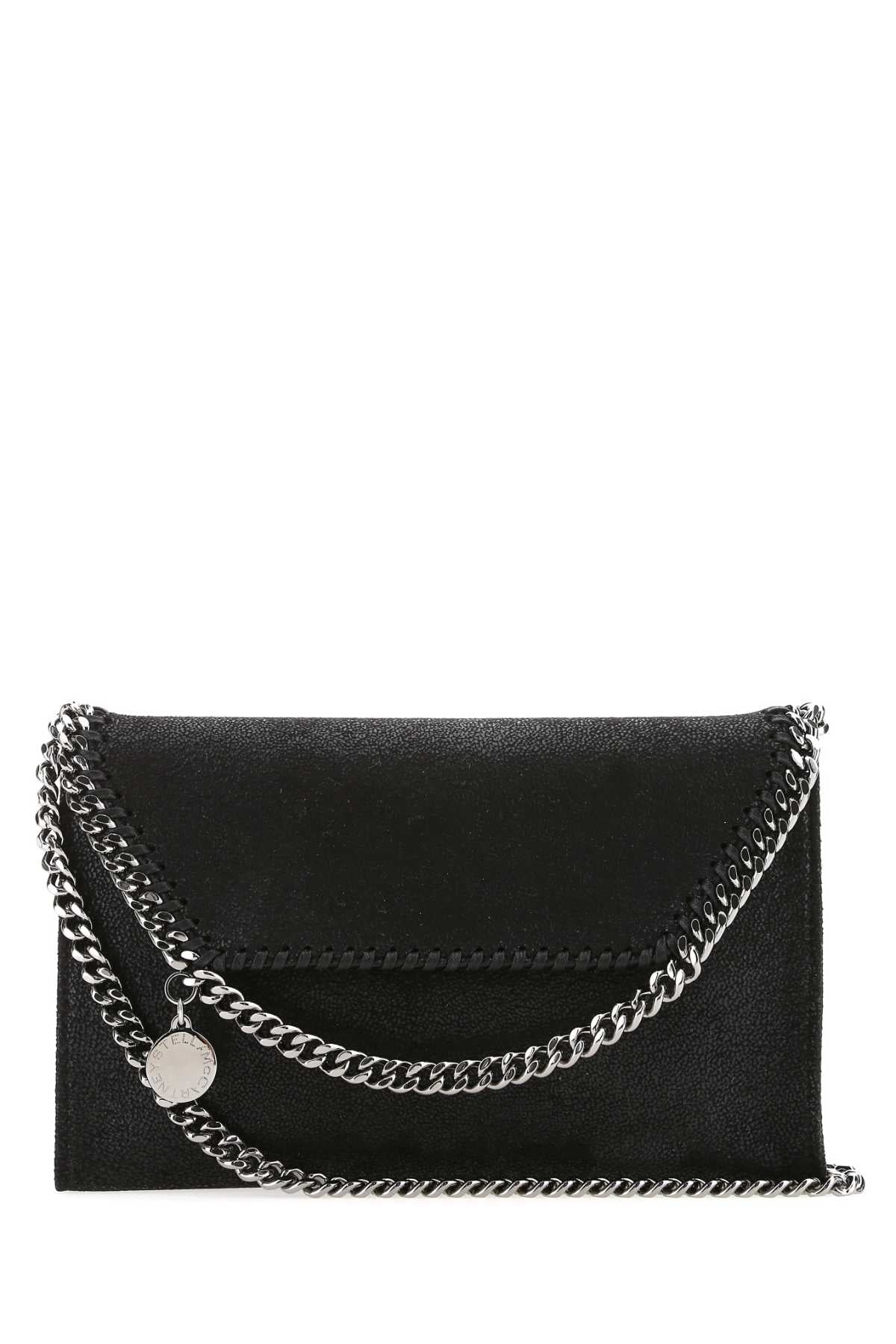 Stella Mccartney Women Black Shaggy Deer Falabella Crossbody Bag STELLA MCCARTNEY