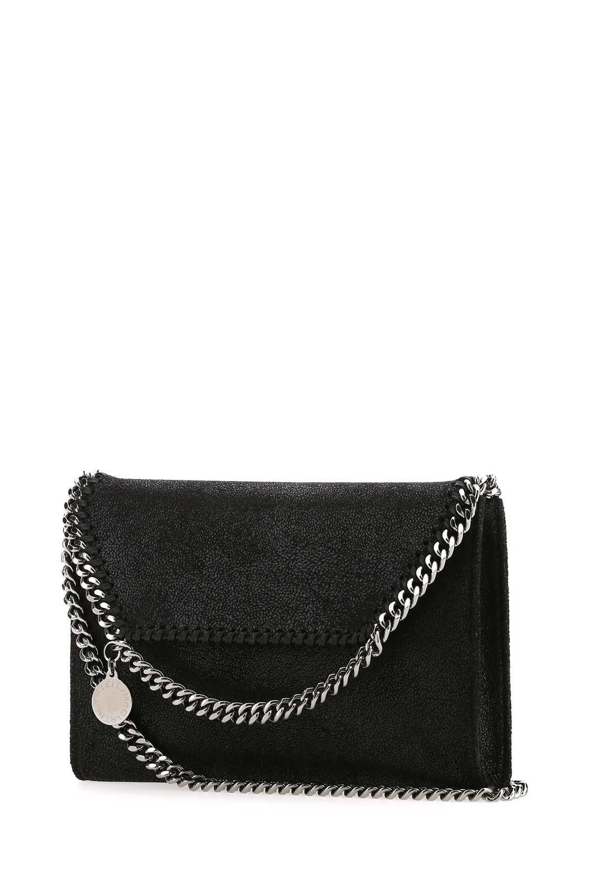 Stella Mccartney Women Black Shaggy Deer Falabella Crossbody Bag STELLA MCCARTNEY