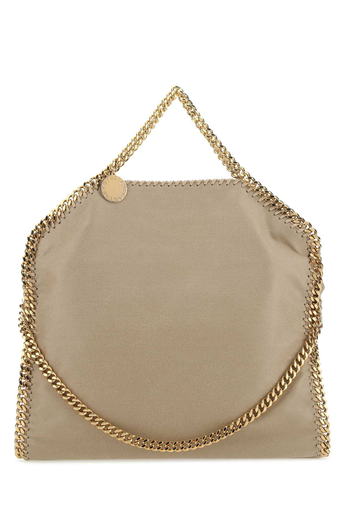 Stella Mccartney Women Cappuccino Shaggy Deer Falabella Fold Over Handbag STELLA MCCARTNEY