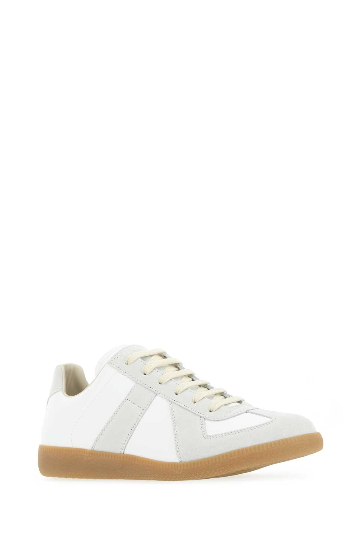 Maison Margiela Men Multicolor Leather Replica Sneakers MAISON MARGIELA