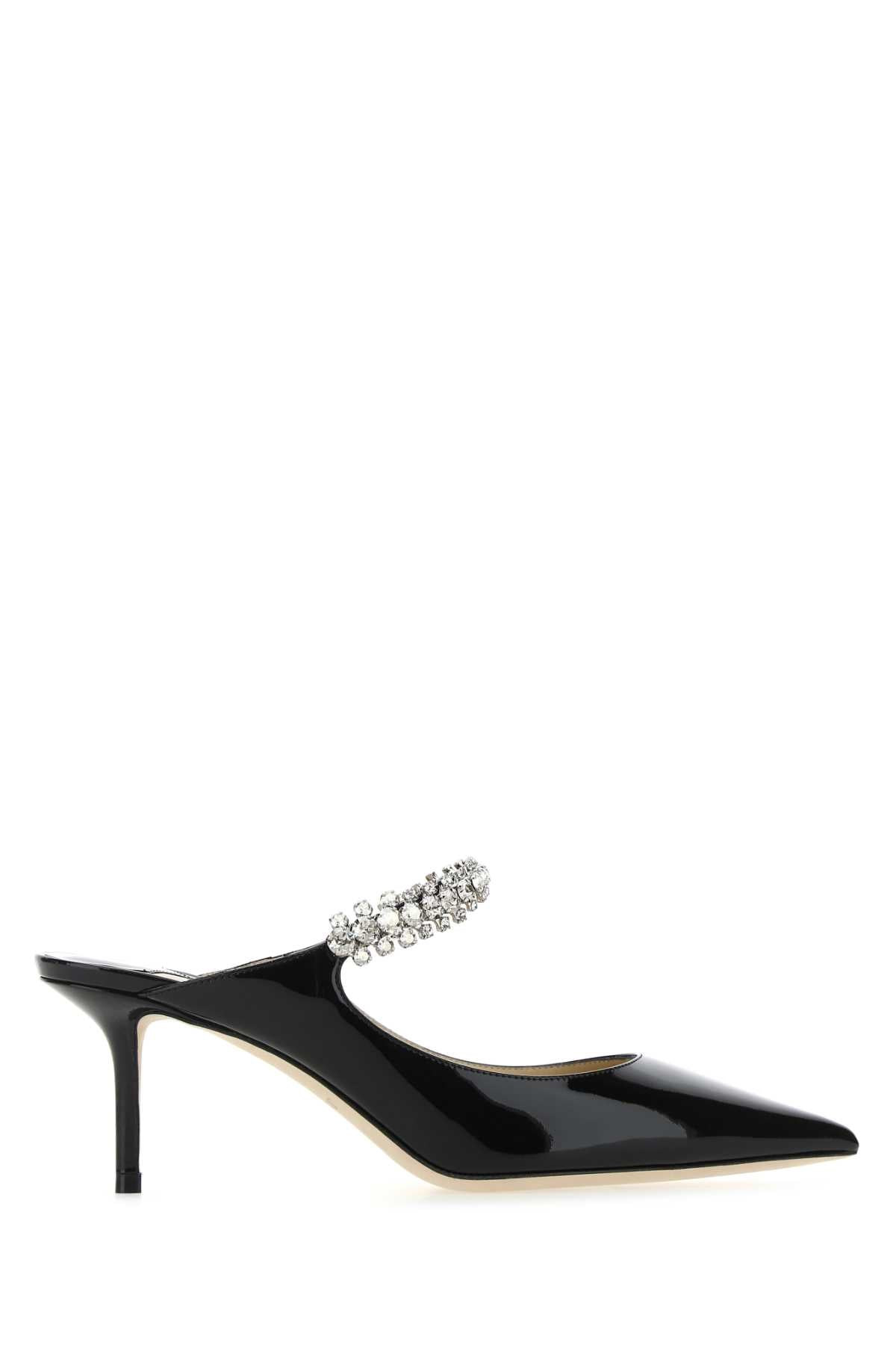 Jimmy Choo Women Black Leather Bing 65 Mules JIMMY CHOO