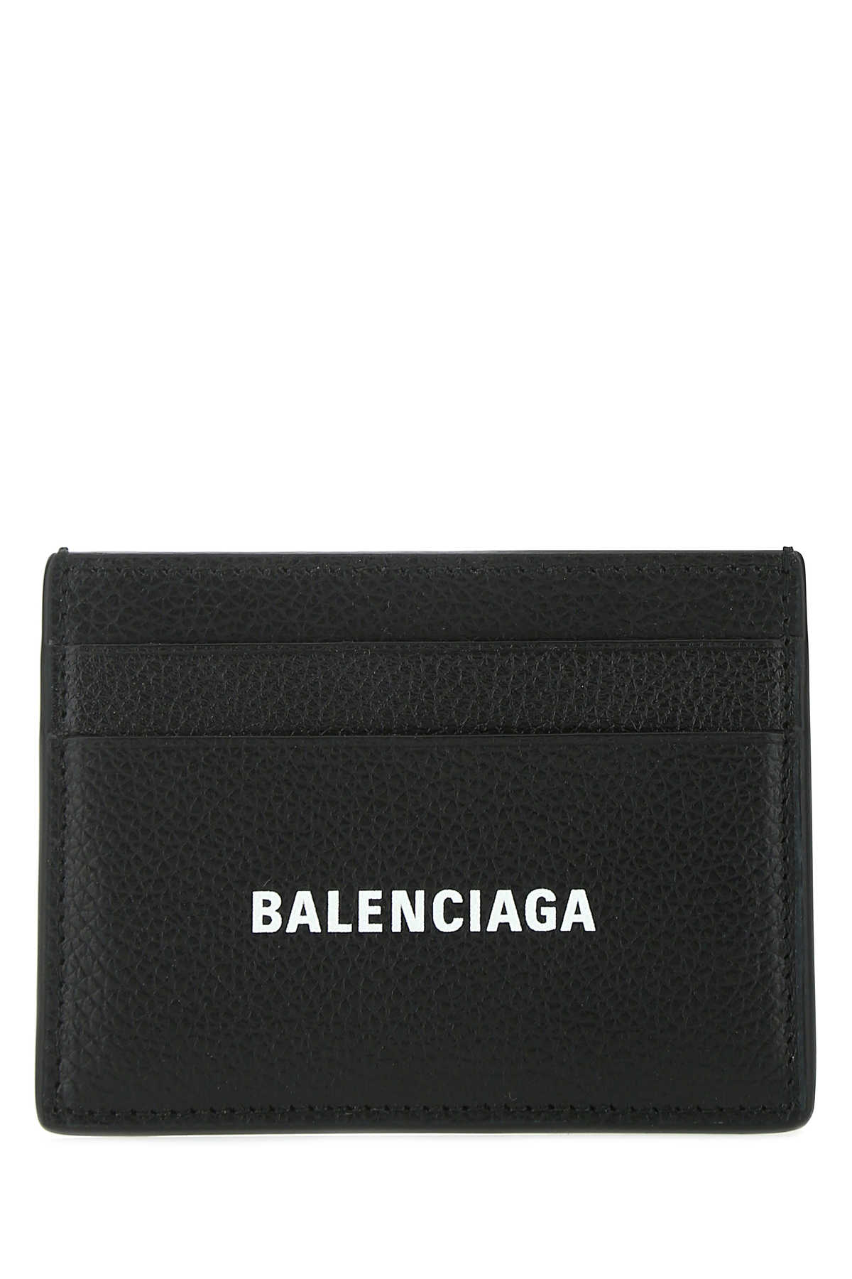 Balenciaga Men Black Leather Card Holder BALENCIAGA
