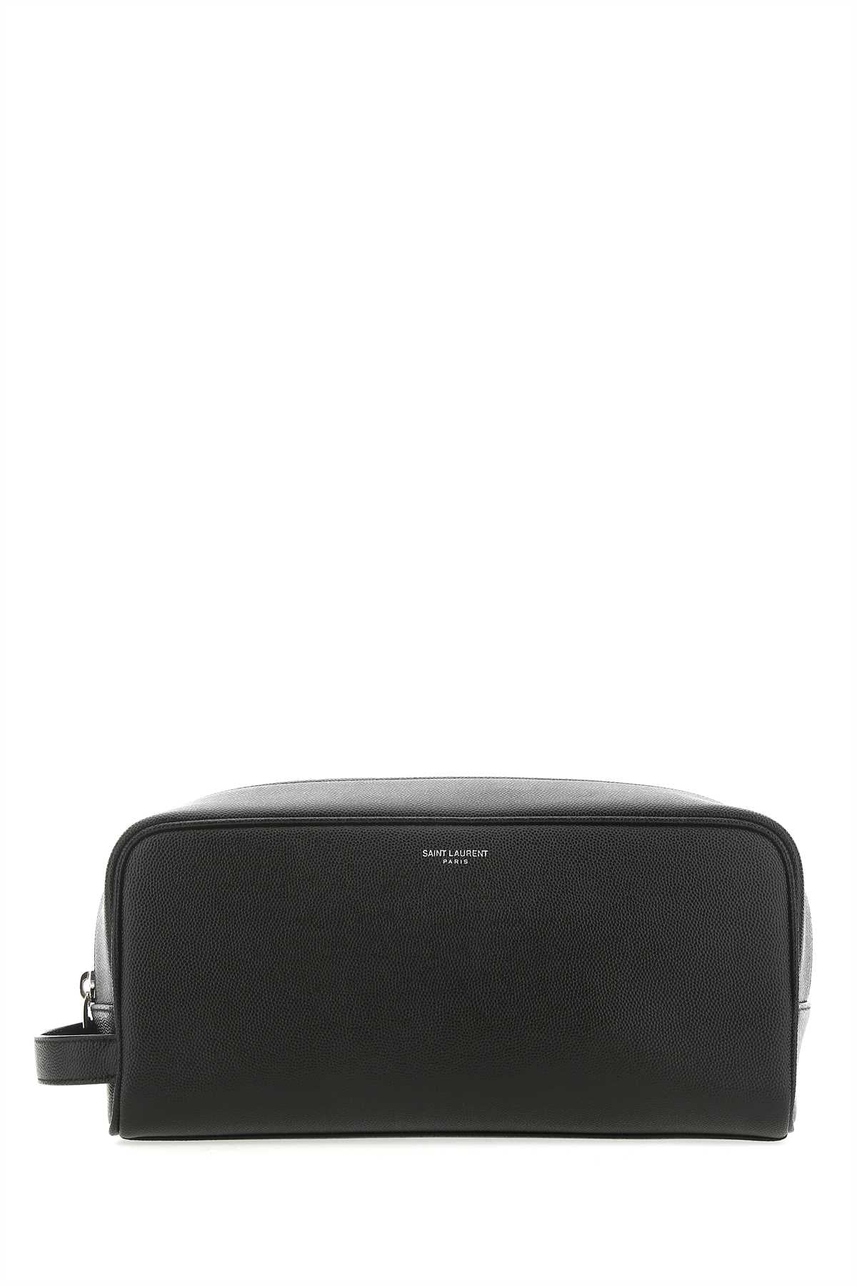 Saint Laurent Men Black Leather Beauty Case SAINT LAURENT