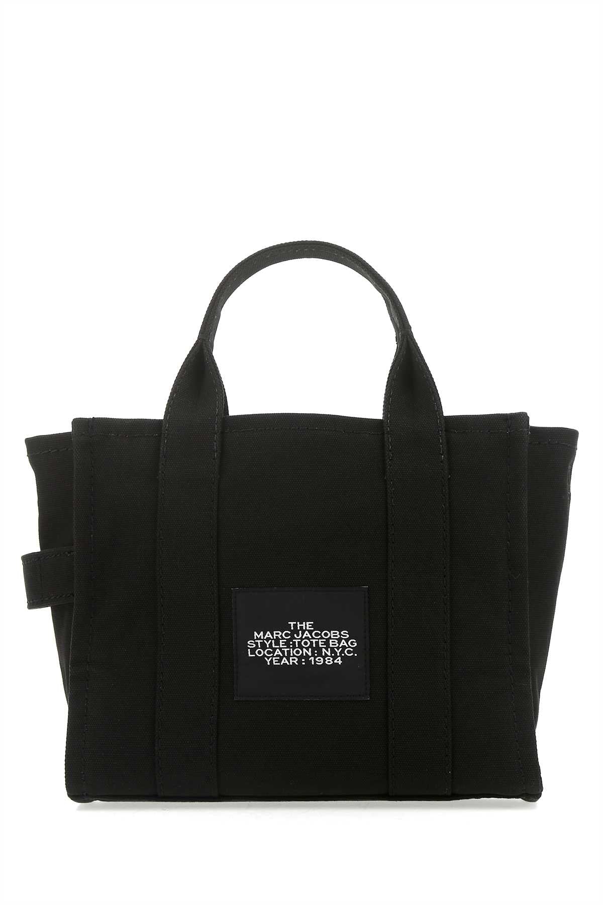 Marc Jacobs Women Black Canvas Mini The Tote Bag Handbag MARC JACOBS