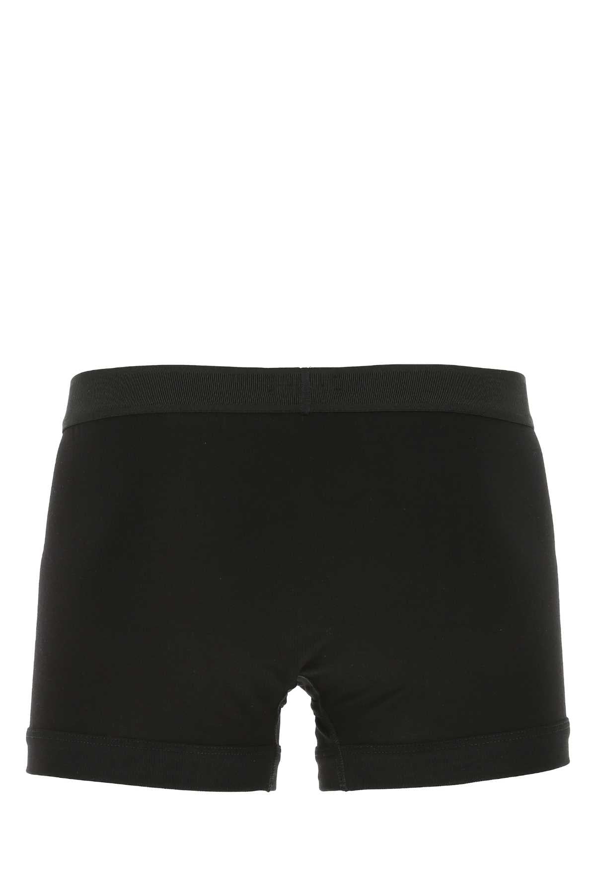 Tom Ford Men Black Stretch Cotton Boxer Set TOM FORD
