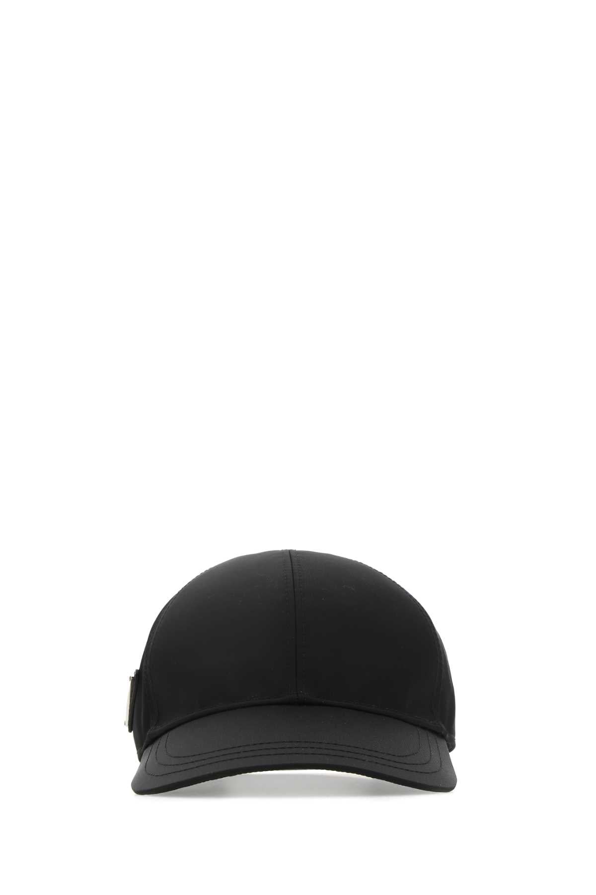 Prada Women Black Nylon Baseball Cap PRADA