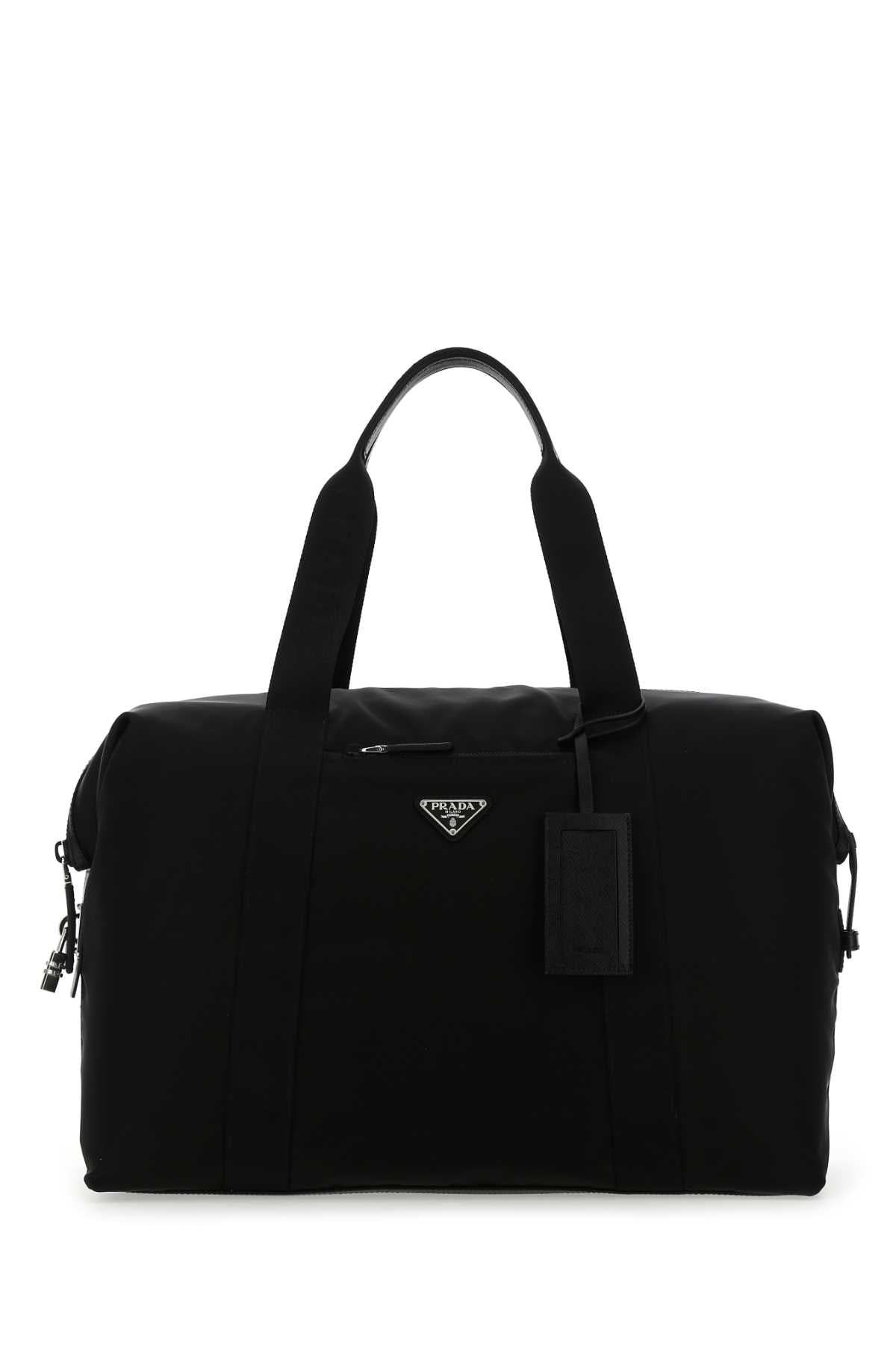 Prada Men Black Nylon Travel Bag PRADA