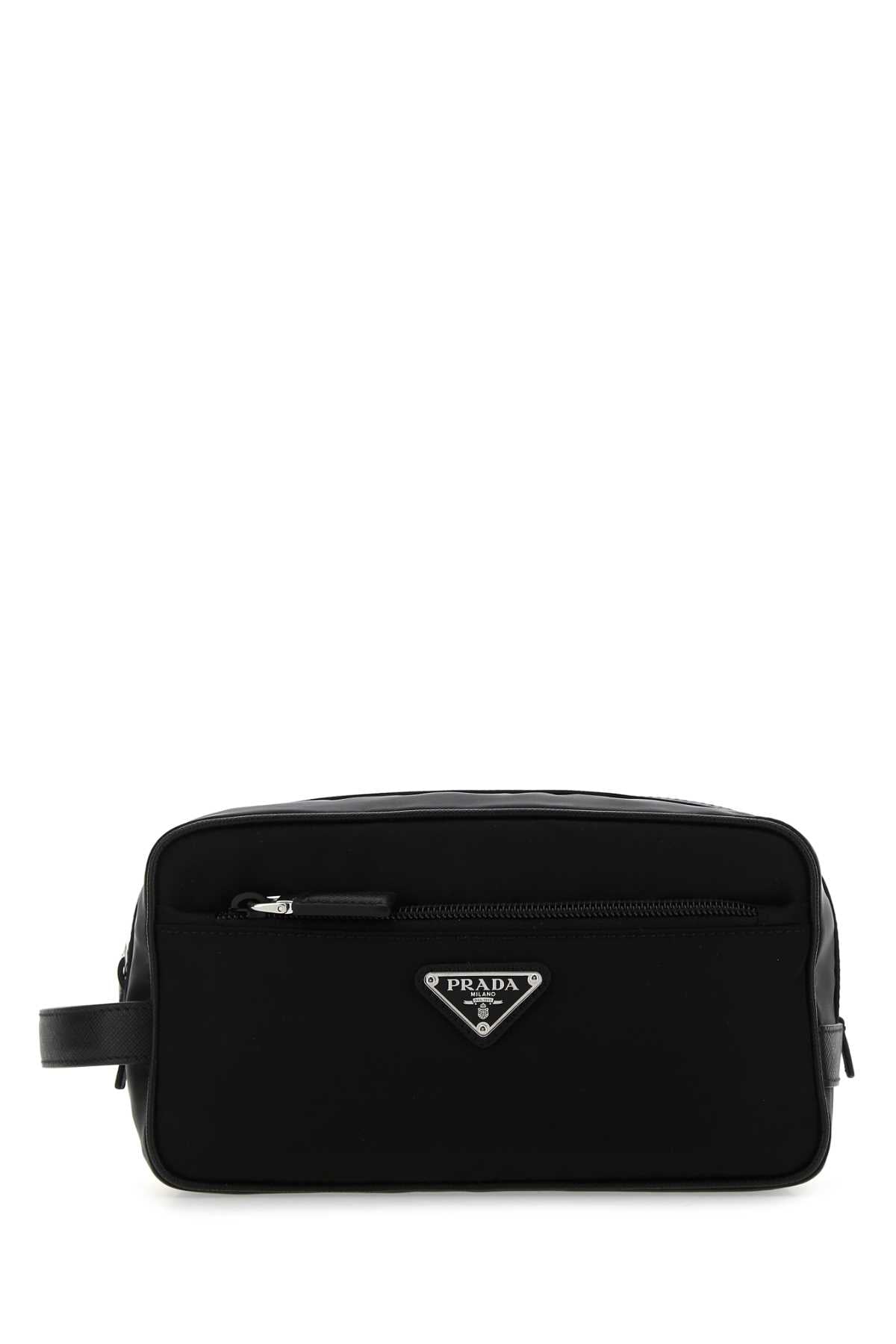 Prada Men Black Re-Nylon Beauty Case PRADA