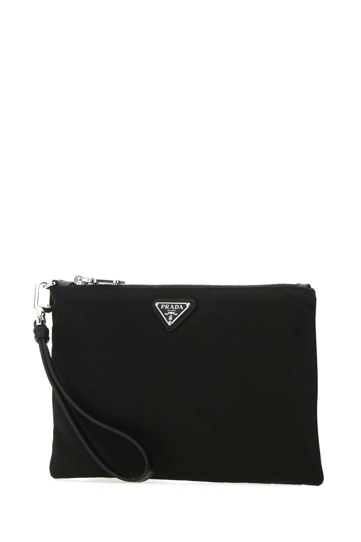 Prada Men Black Re-Nylon Clutch PRADA
