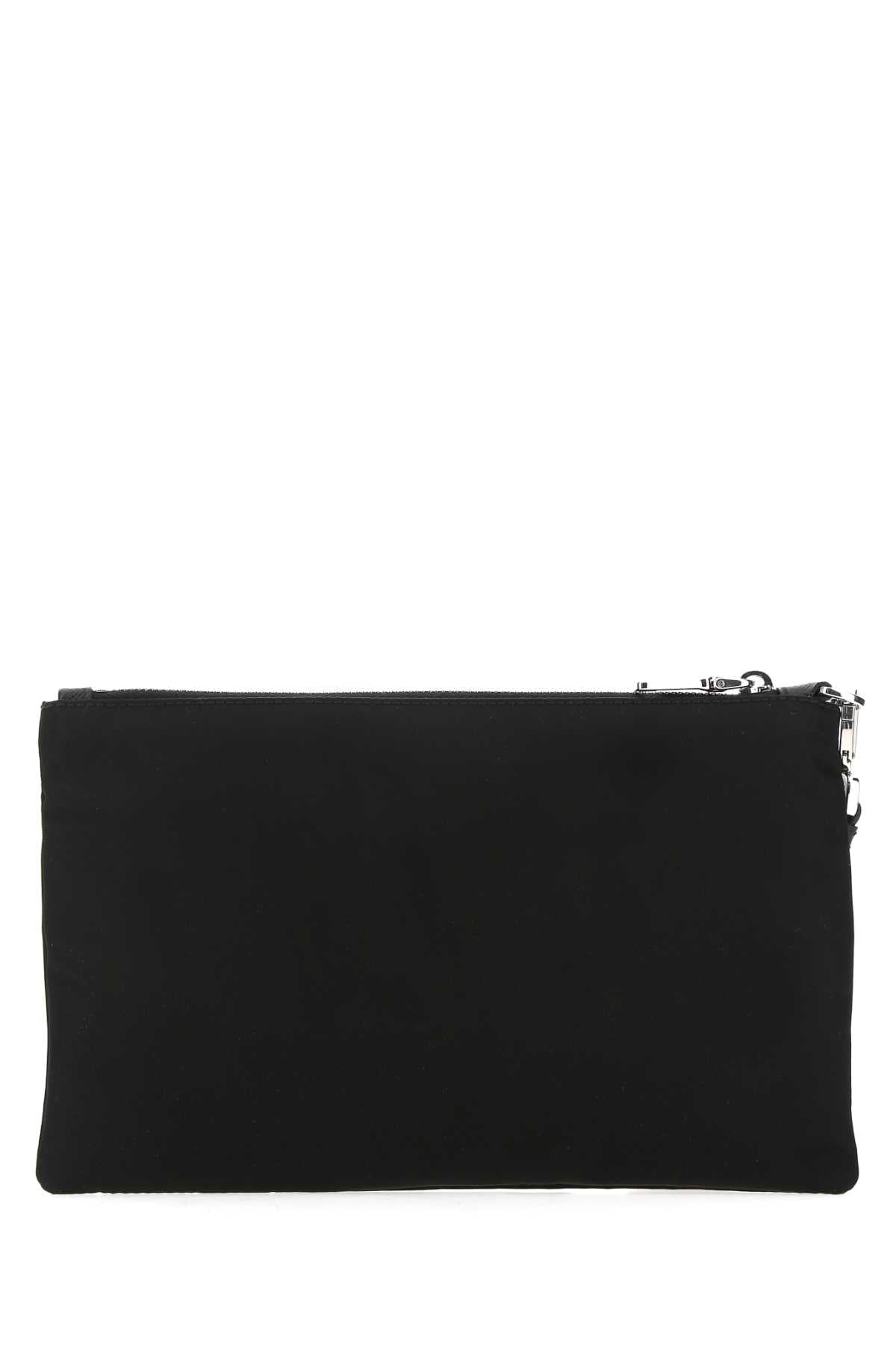 Prada Men Black Re-Nylon Clutch PRADA