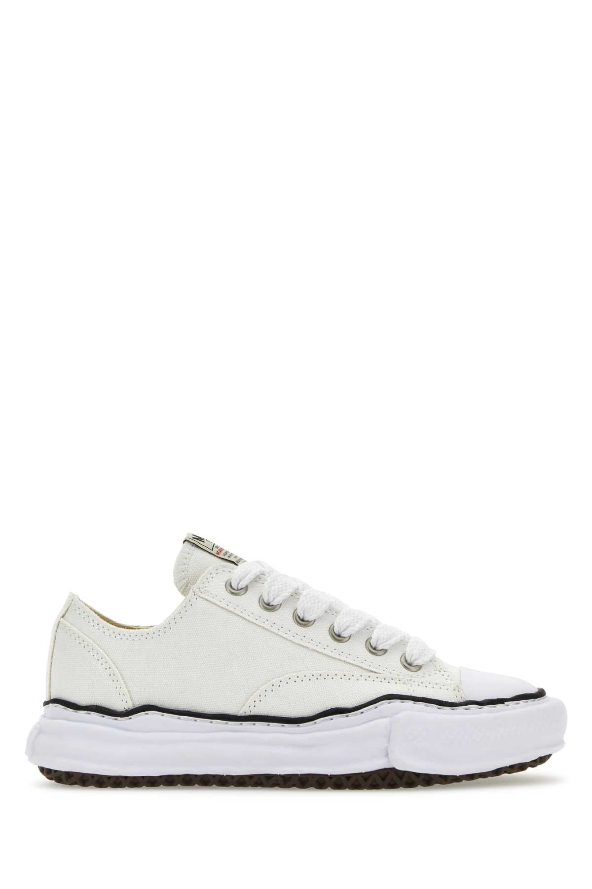 Maison Mihara Yasuhiro Unisex Ivory Canvas Sneakers MAISON MIHARA YASUHIRO