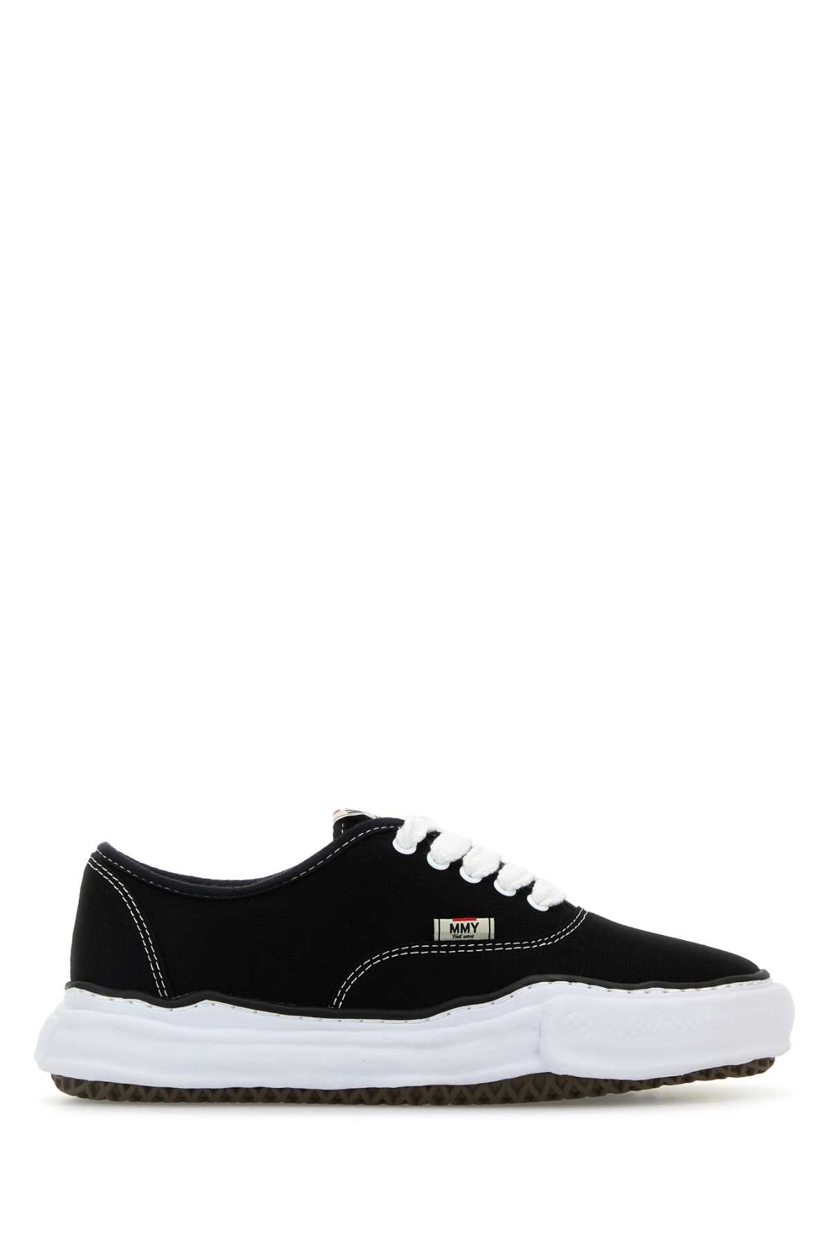 Maison Mihara Yasuhiro Unisex Black Canvas Sneakers MAISON MIHARA YASUHIRO