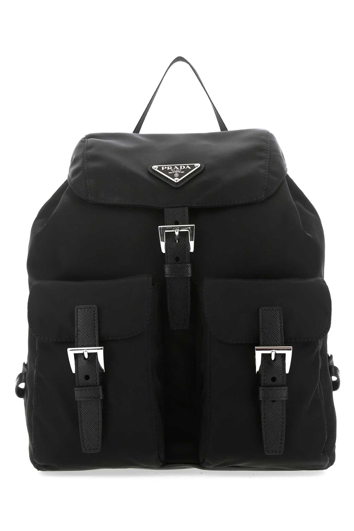 Prada Women Black Re-Nylon Small Backpack PRADA