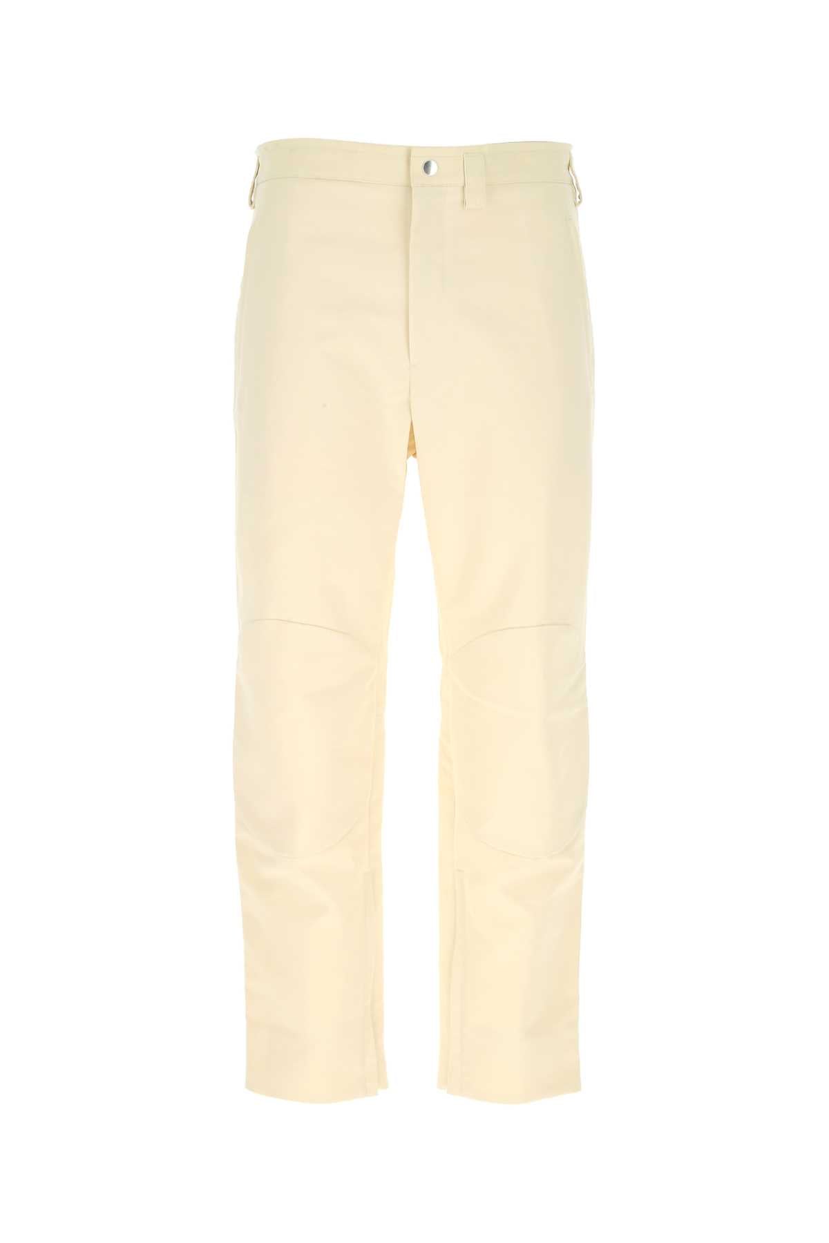 Jil Sander Men Ivory Cotton Pant JIL SANDER