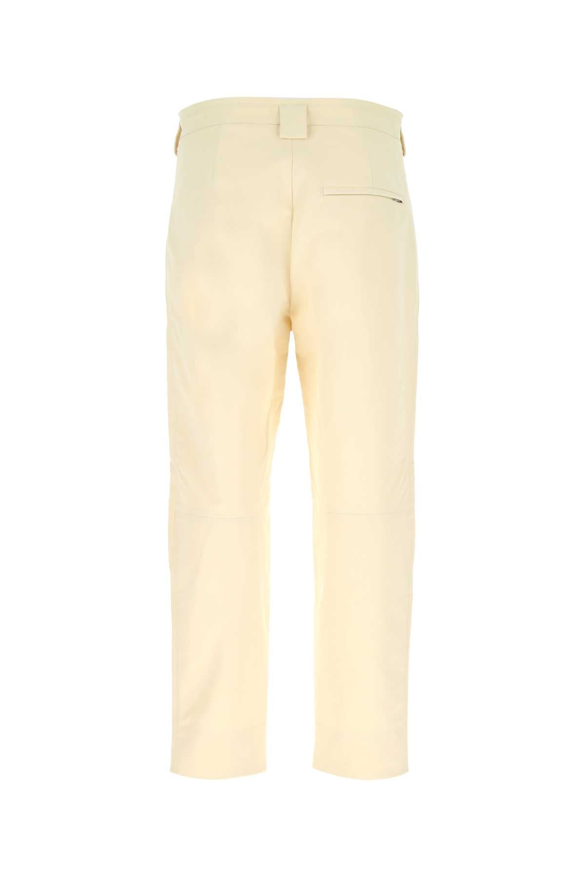 Jil Sander Men Ivory Cotton Pant JIL SANDER