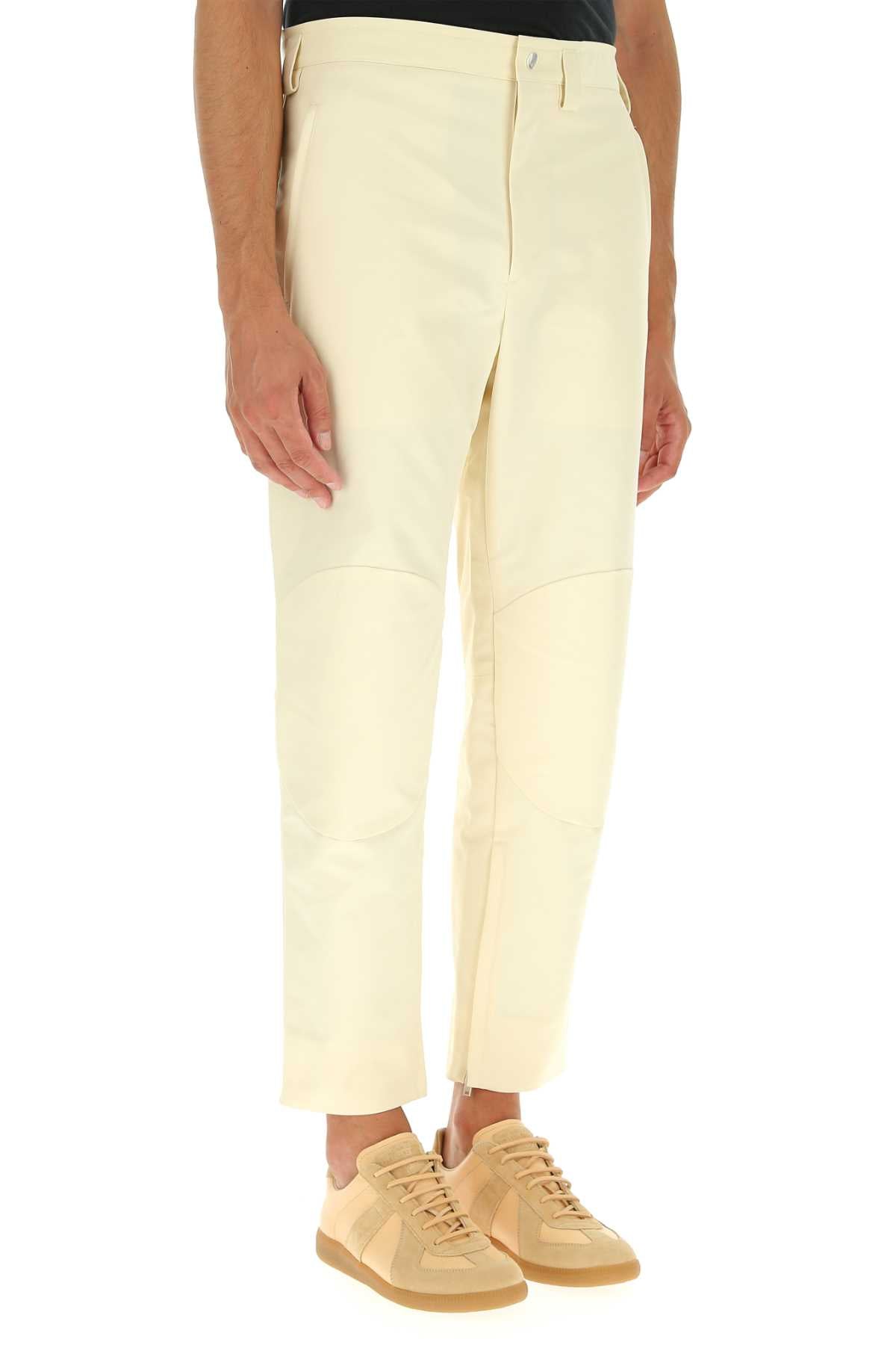 Jil Sander Men Ivory Cotton Pant JIL SANDER