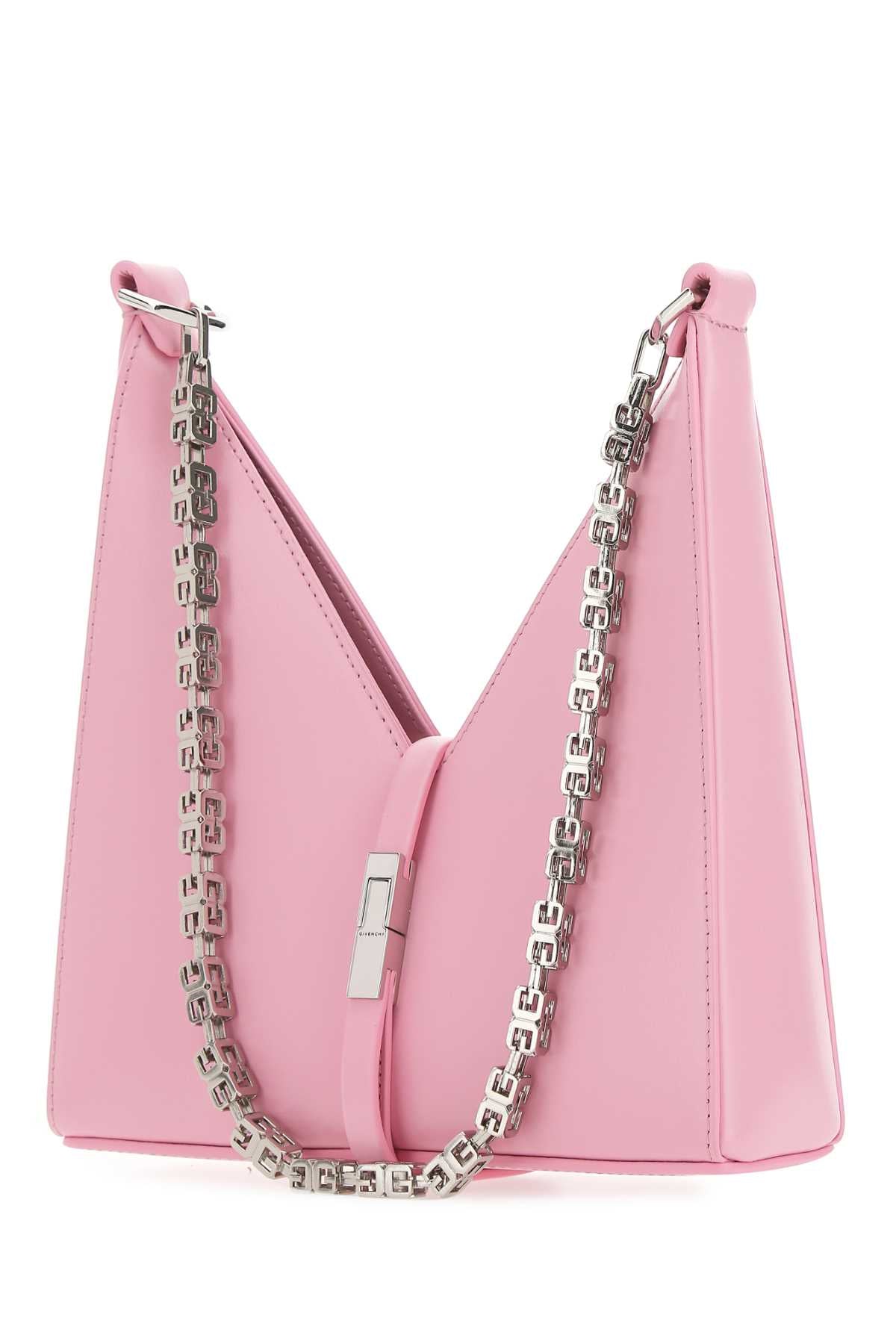 Givenchy Women Pink Leather Mini Cut Out Shoulder Bag GIVENCHY