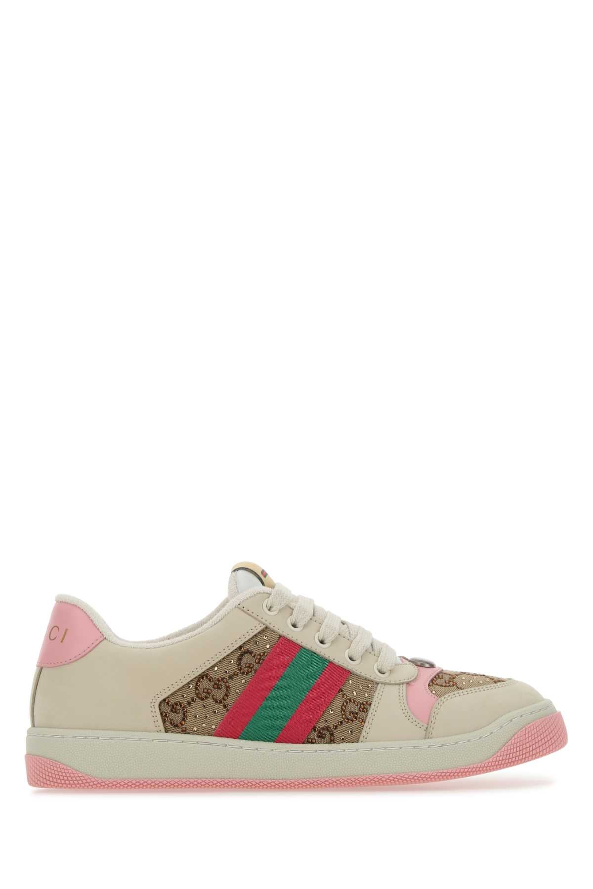 Gucci Women Multicolor Screener Sneakers GUCCI