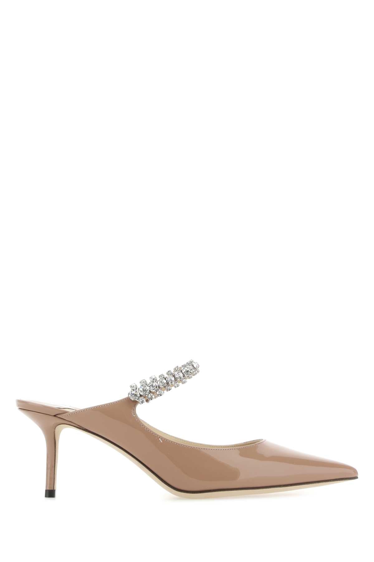 Jimmy Choo Women Skin Pink Leather Bing 65 Mules JIMMY CHOO
