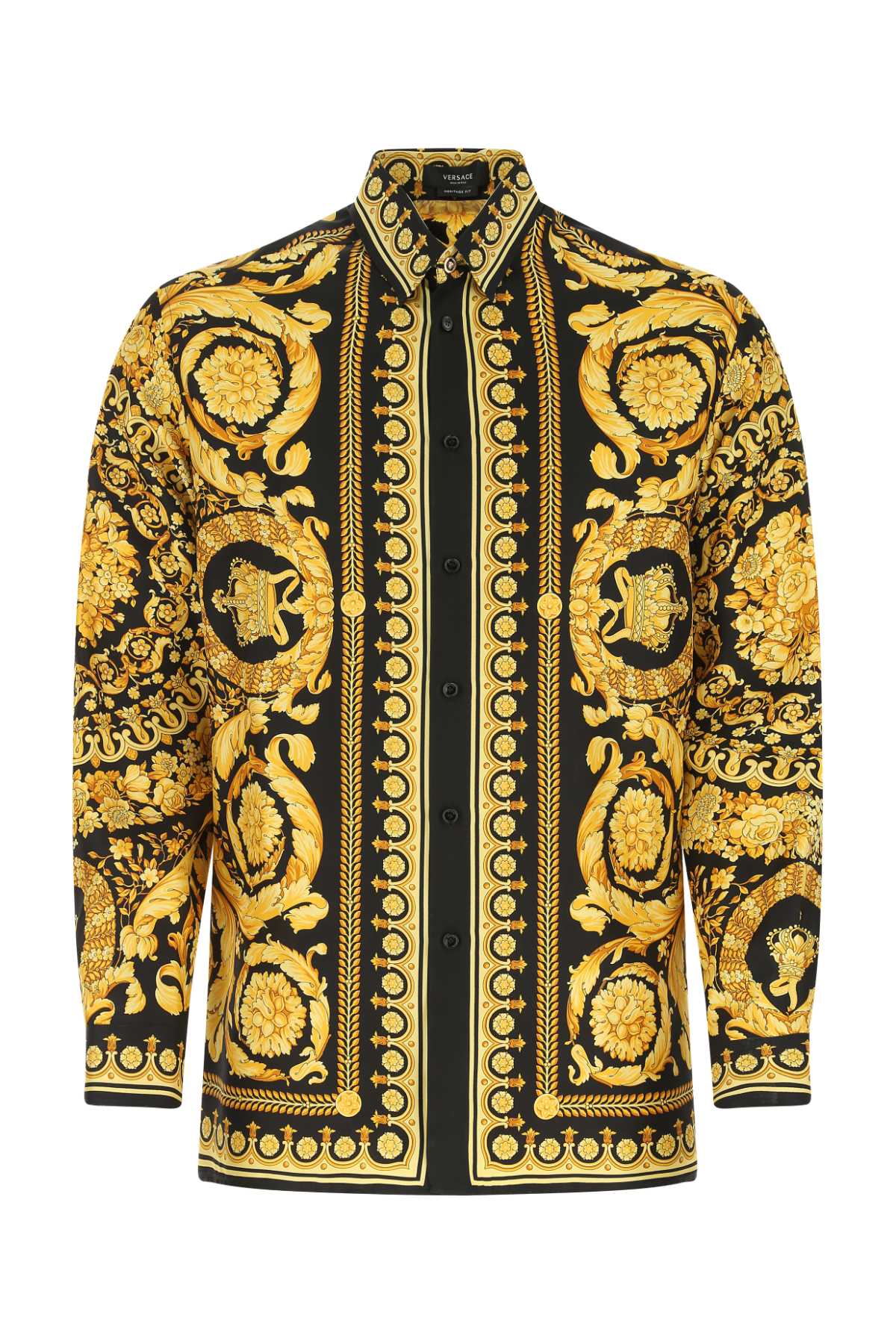 Versace Men Printed Silk Shirt VERSACE