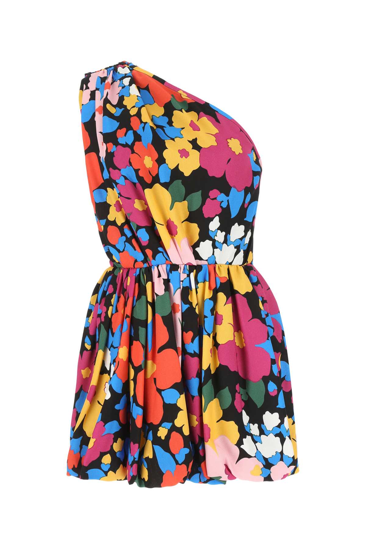 Saint Laurent Women Printed Viscose Mini Dress SAINT LAURENT