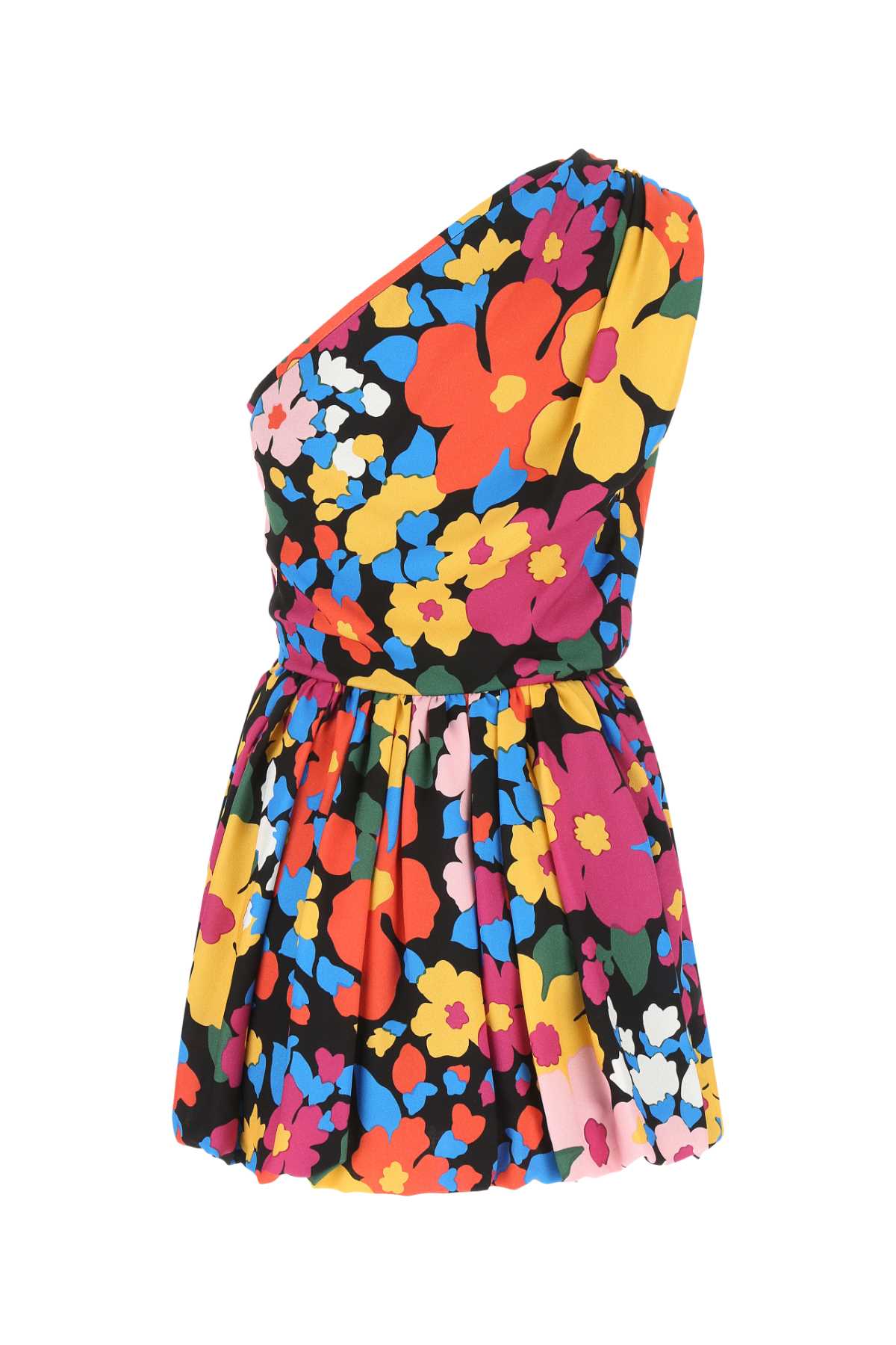 Saint Laurent Women Printed Viscose Mini Dress SAINT LAURENT