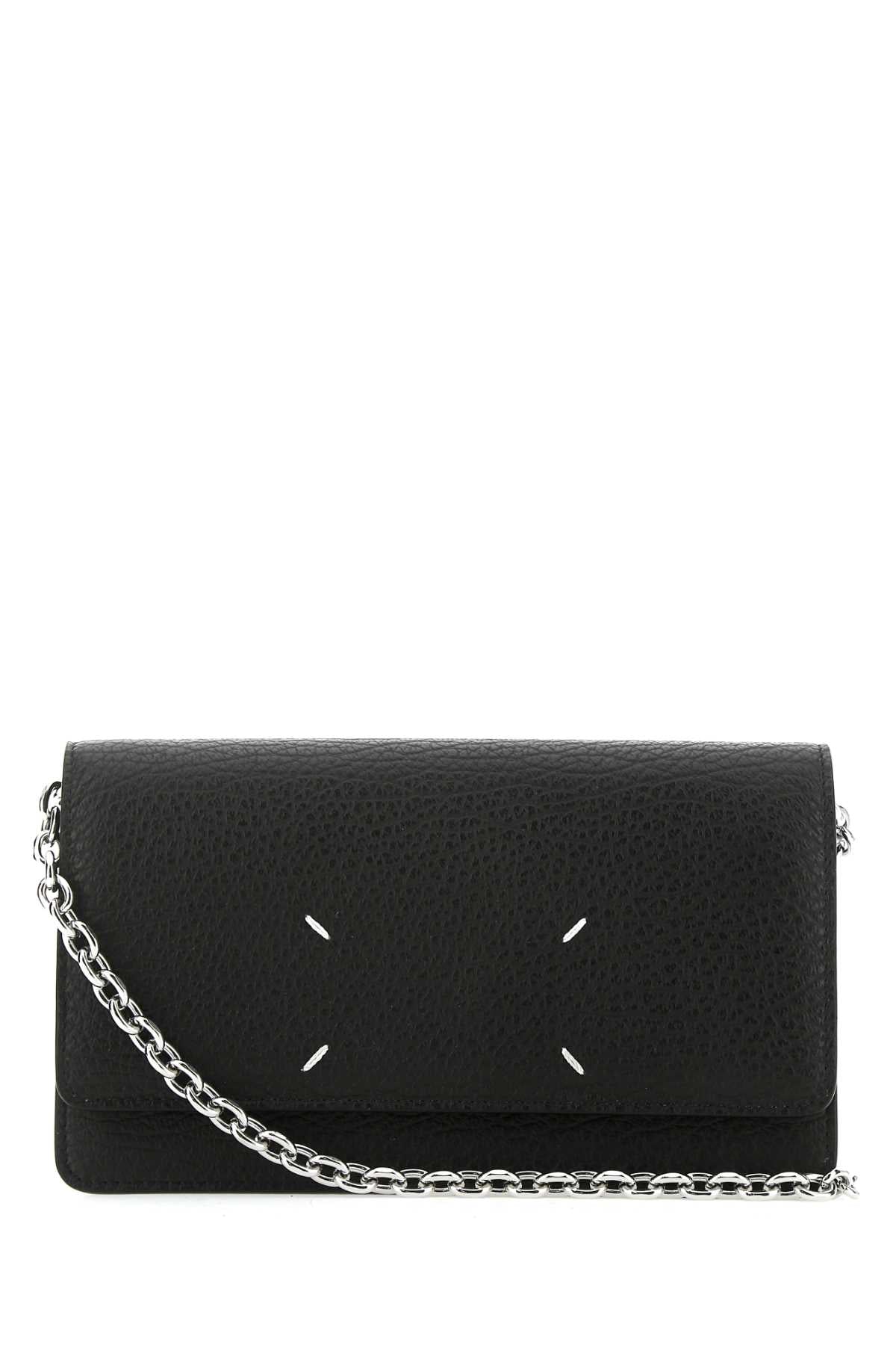 Maison Margiela Women Black Leather Crossbody Bag MAISON MARGIELA
