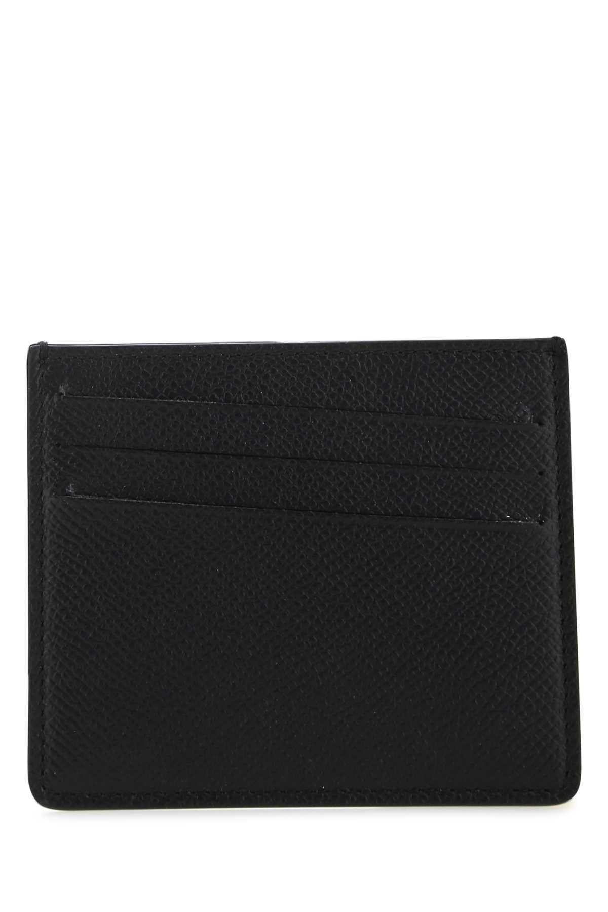 Maison Margiela Men Black Leather Card Holder MAISON MARGIELA