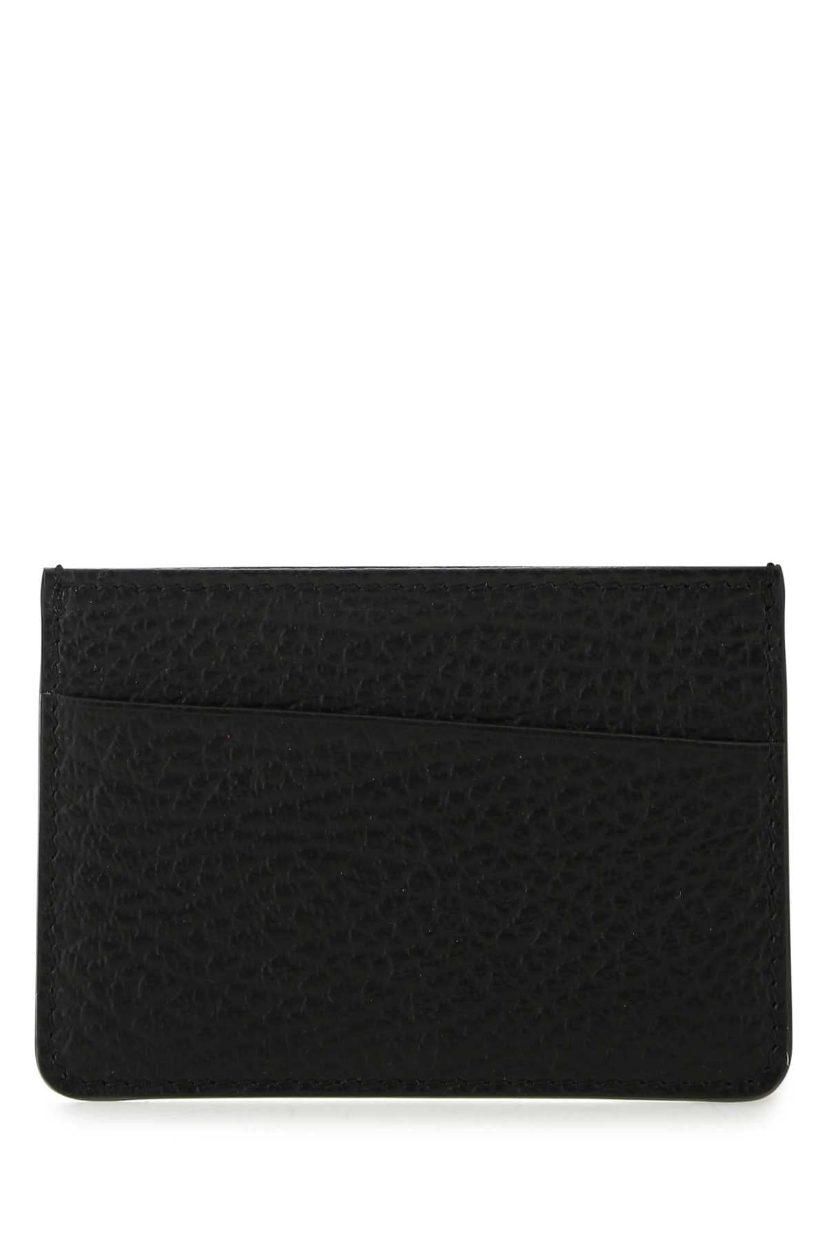 Maison Margiela Men Black Leather Card Holder MAISON MARGIELA
