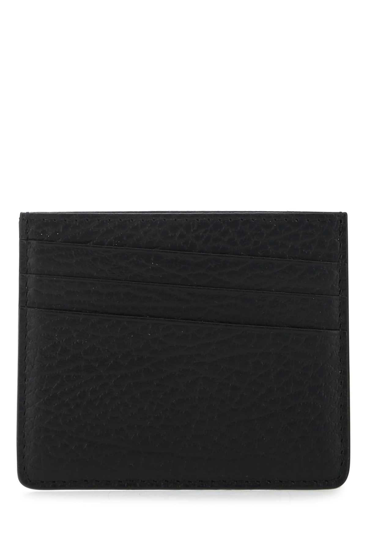 Maison Margiela Men Black Leather Card Holder MAISON MARGIELA