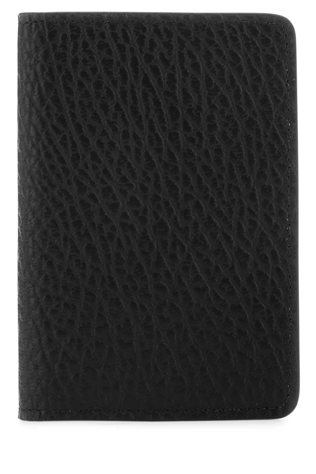 Maison Margiela Men Black Leather Wallet MAISON MARGIELA