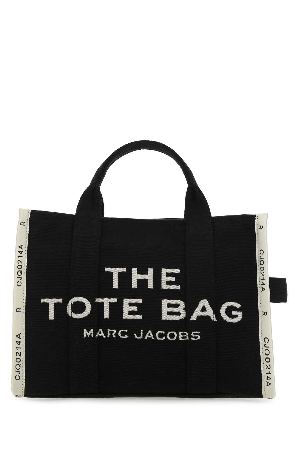 Marc Jacobs Women Black Canvas The Tote Shopping Bag MARC JACOBS